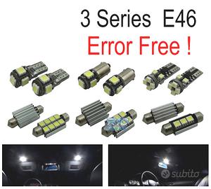 KIT 16 LAMPADE LED INTERNE BMW E46 SEDAN COUPE 328