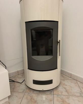 Stufa a Pellet Piazzetta Canalizzata doppia uscita