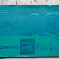 Libretto istruzioni OLYMPUS OM40 (E/G/F/S)