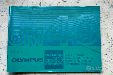 Libretto istruzioni OLYMPUS OM40 (E/G/F/S)