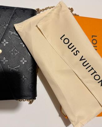 Borsa LV con tracolla nera