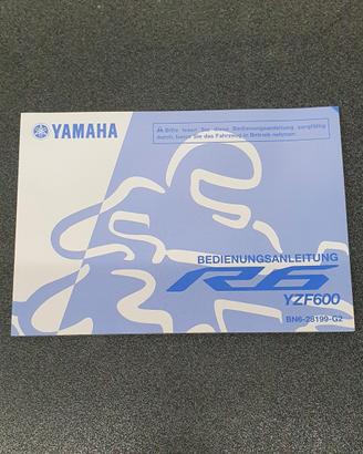 USO E MANUTENZIONE MANUALE YAMAHA PER YZF-R6 IN TE