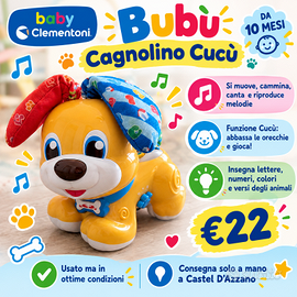 Bubù Cagnolino Cucù di Baby Clementoni