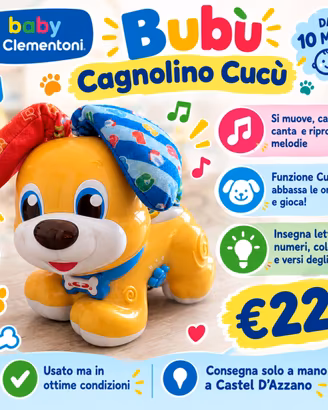 Bubù Cagnolino Cucù di Baby Clementoni