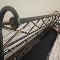 letto matrimoniale in ferro battuto