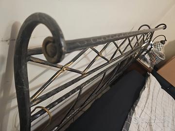 letto matrimoniale in ferro battuto