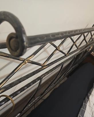 letto matrimoniale in ferro battuto