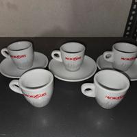 set da 5 tazzine e 3 piattini Mokasirs