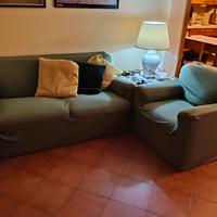 divano letto e poltrona artigianali