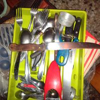 Posate e coltelli da cucina