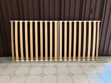 Base a doghe letto singolo misure 90x200 cm