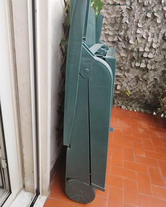 lettino da giardino 