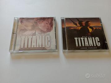 2 CD colonna sonora "Titanic" e "Back to Titanic"