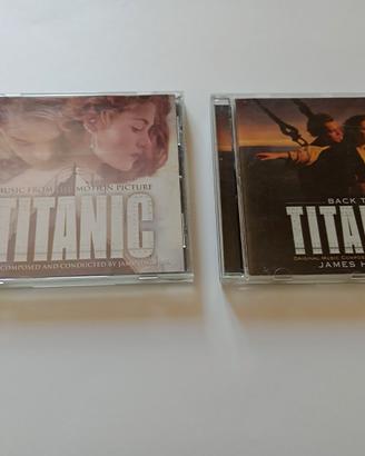 2 CD colonna sonora "Titanic" e "Back to Titanic"