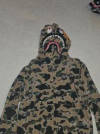 A Bathing Ape (BAPE) Full-Zip Shark Hoodie