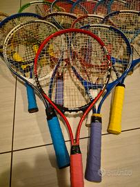 Lotto 15 Racchette da Tennis assortite + Sacca 
