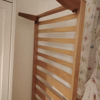 rete a doghe in legno per letto singolo 