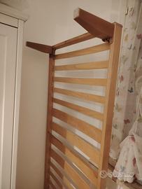 rete a doghe in legno per letto singolo 