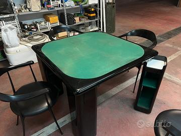 TAVOLO DA POKER CON 4 POLTRONE – € 900