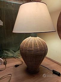 Lampada in rattan 