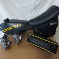 Socca serbatotio Ossa Yellow Orange Cagiva Merlin
