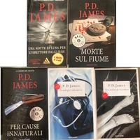 Libri gialli P. D. James (4€ uno, 15€ tutti)