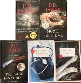Libri gialli P. D. James (4€ uno, 15€ tutti)