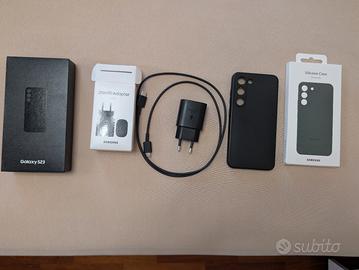 Carica batterie e cover Samsung s23