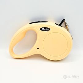Guinzaglio estensibile per cani 5 metri giallo