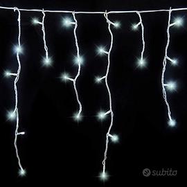 TENDA LUMINOSA 120 LED NATALIZIA BIANCO FREDDO 3MT