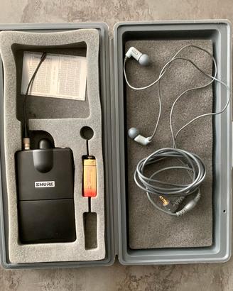 Ricevutore Shure P7R-H3 + In ear Shure E3