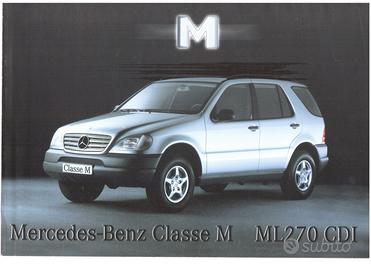 Brochure MERCEDES ML 270 CDI