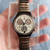 Orologio Swatch Chrono anni 90 bracciale rame