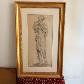 Carboncino neoclassico vecchio