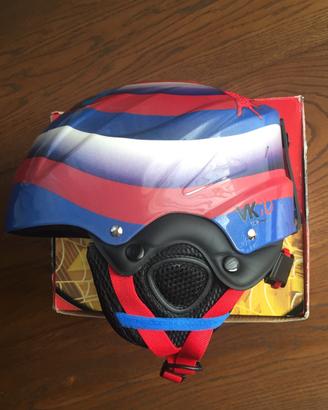 Casco e maschera sci bambino