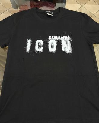 maglietta dsquared nera