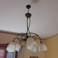 Lampadario stanza da letto  e 2 abat jour per como