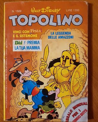Topolino libretto Disney n.1589 del 11 Maggio 1986