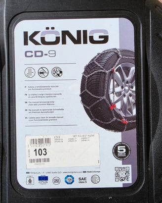 konig CD-9 103 catene da neve auto