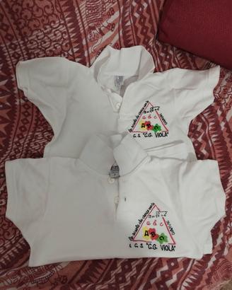 Coppia di magliette scolastiche