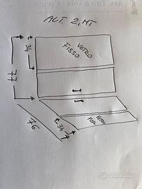Gabina Doccia Angolo In Vetro