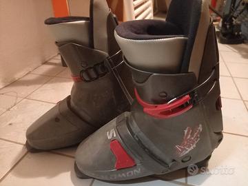 scarponi sci salomon 450, 3 attacchi, taglia 28US