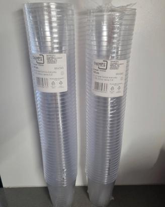 99 bicchieri di plastica rigida