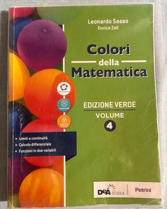 "Colori della matematica" edizione verde volume 4