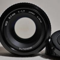 MINOLTA 50mm f1,7 MD