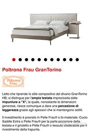 Letto in pelle Frau