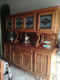 Sala completa in stile shabby chic 