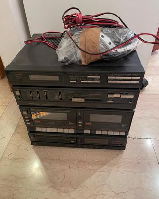Impianto stereo technics completo 