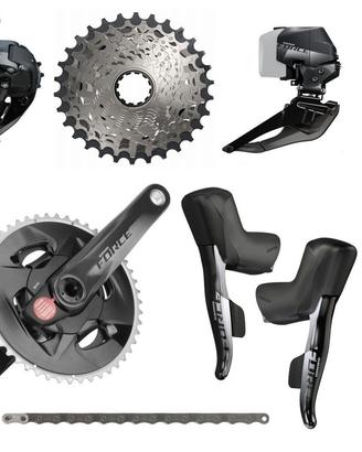 Gruppo SRAM Force AXS 2x12V Disc Powermeter