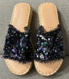 Ciabatte con paillettes